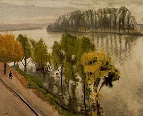 La Seine a la Frette en automne