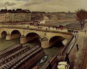 pont au dessus de la Seine à Paris.