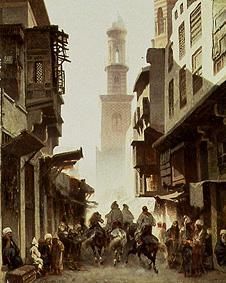 scène de rue à Damas. à Alberto Pasini