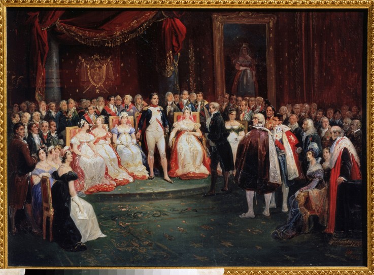 The Reception by Emperor Napoleon Bonaparte à Albrecht Adam