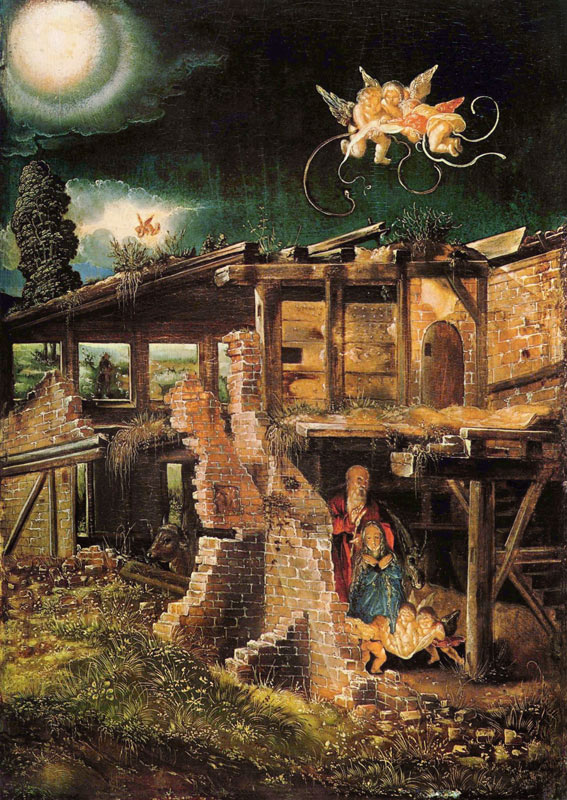 The Holy Night (The Nativity of Christ) à Albrecht Altdorfer