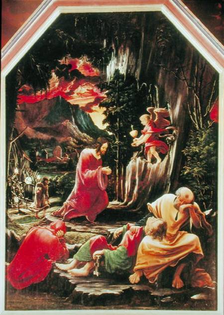 The Agony in the Garden, from the St. Florian Altarpiece à Albrecht Altdorfer