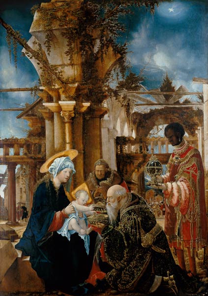 l'adoration des rois à Albrecht Altdorfer