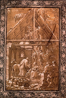 La Naissance du Christ. à Albrecht Altdorfer