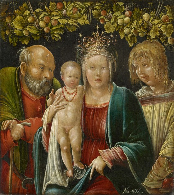 The Holy Family with Saint Agapitus à Albrecht Altdorfer