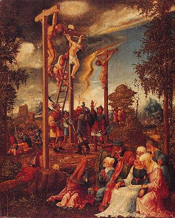 crucifixion à Albrecht Altdorfer