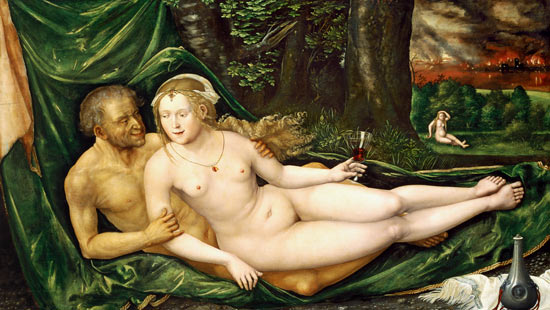 Lot and his daughter, 1537 à Albrecht Altdorfer