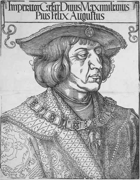 Kaiser Maximilian I à Albrecht Dürer