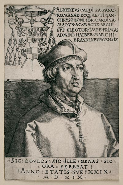 Albrecht von Brandenburg (''Kleiner Kardinal'') à Albrecht Dürer