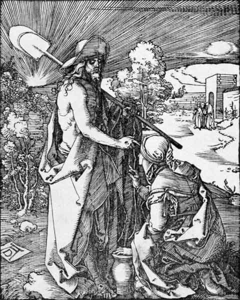 Christ as a gardener / Dürer / c.1510 à Albrecht Dürer