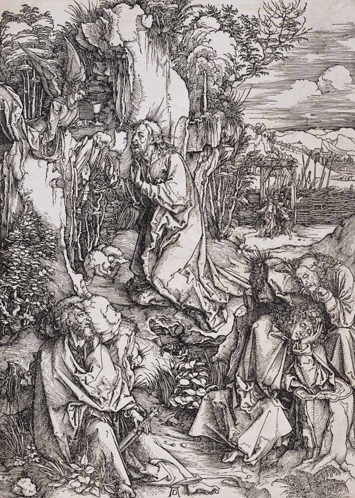 Christus am Ölberg. à Albrecht Dürer
