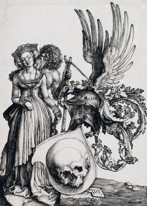 Coat-of-Arms of Death à Albrecht Dürer