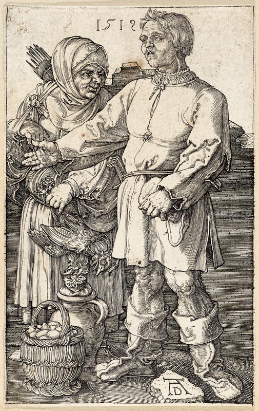 Der Marktbauer und sein Weib à Albrecht Dürer