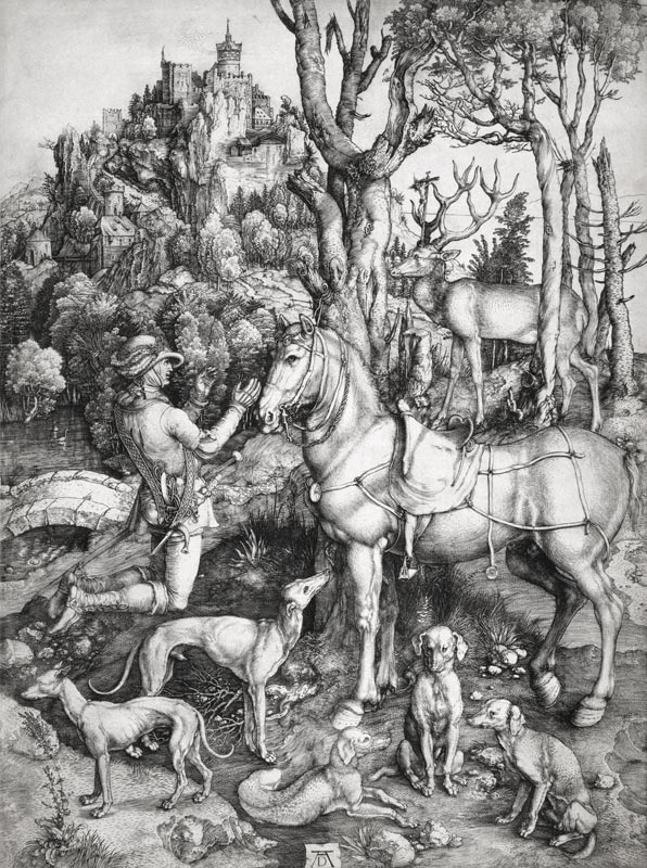 Der heilige Eustachius à Albrecht Dürer