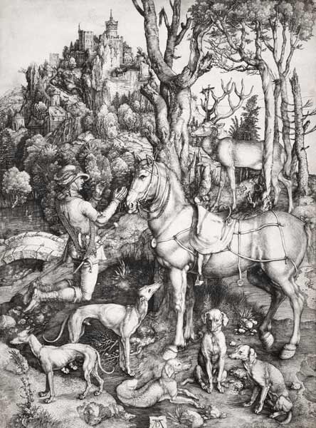 Saint Eustache. à Albrecht Dürer