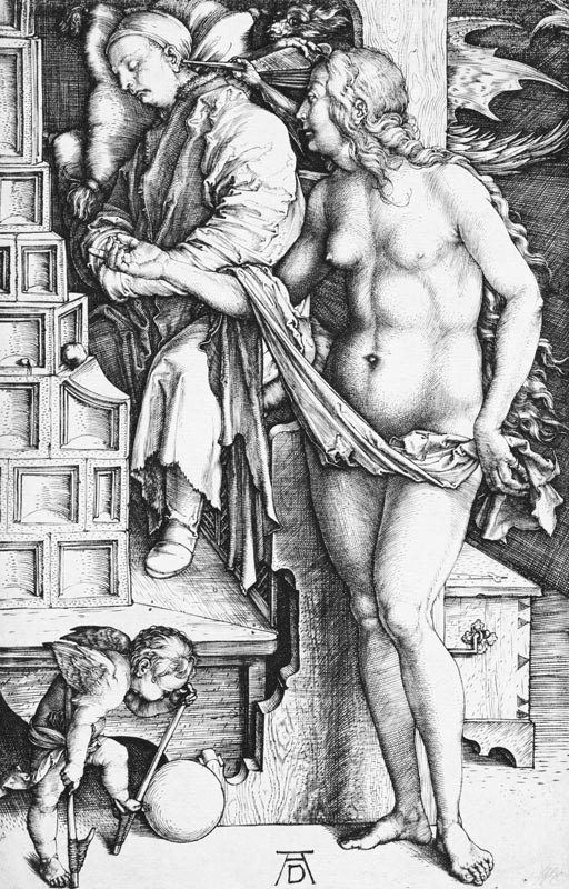 The Temptation of the Idler (The Dream of the Doctor) à Albrecht Dürer
