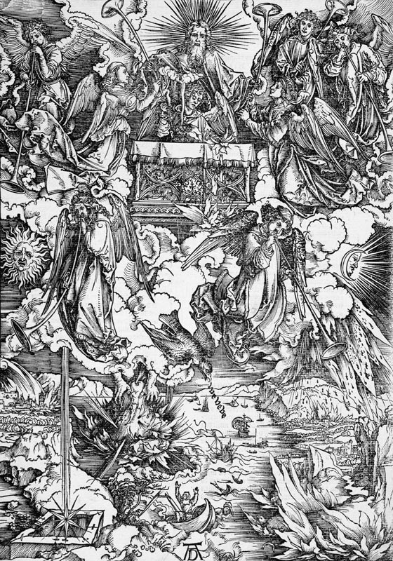 Die sieben Posaunenengel à Albrecht Dürer