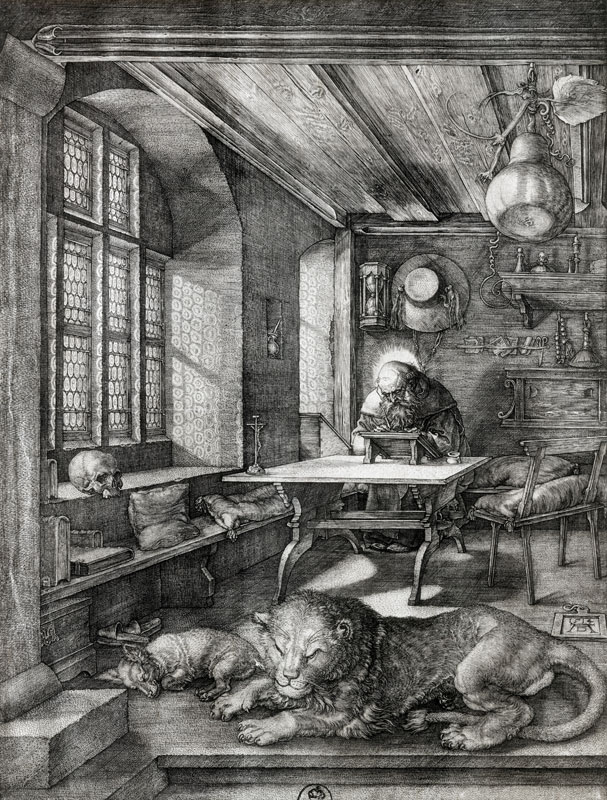 Saint Jerome in his Study à Albrecht Dürer