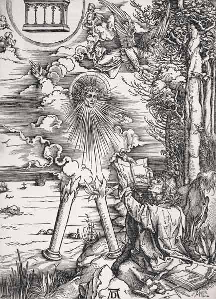 Johannes, das Buch verschlingend à Albrecht Dürer