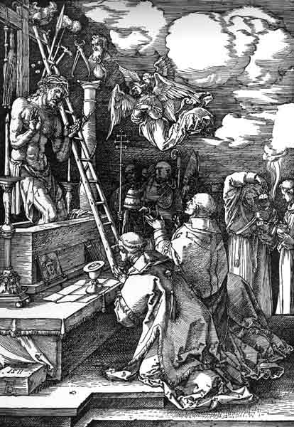 Dürer / Mass of St Georg / Woodcut à Albrecht Dürer