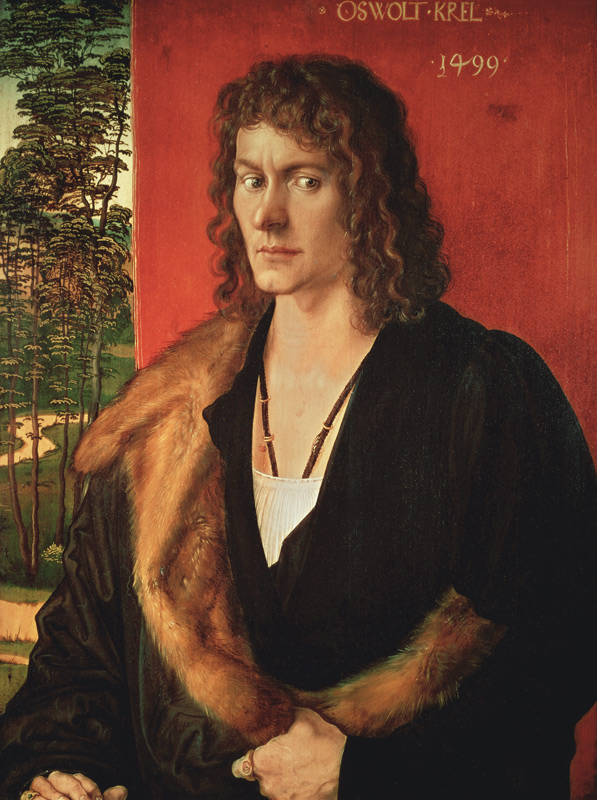 Portrait of Oswolt Krel à Albrecht Dürer