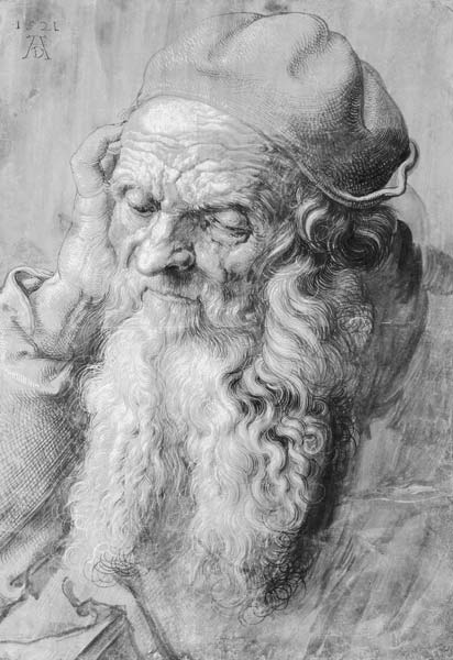 Portrait of a man, aged ninety-three à Albrecht Dürer