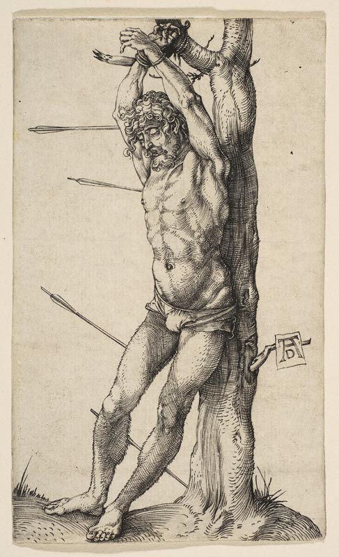 Saint Sebastian Tied to a Tree à Albrecht Dürer
