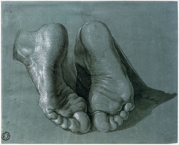 Study of Two Feet à Albrecht Dürer