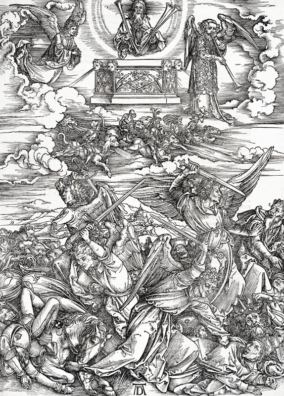 The Four Angels of Euphrat / Dürer à Albrecht Dürer