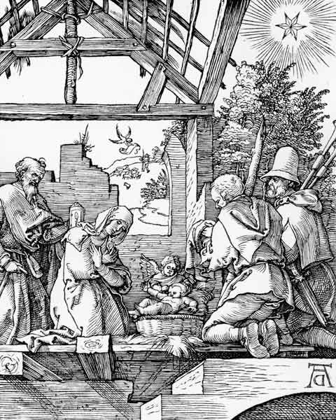 The Nativity / Dürer / c.1510 à Albrecht Dürer