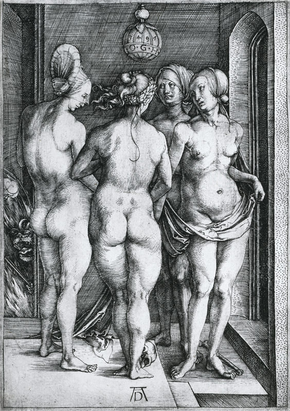 Four Naked Women (The Four Witches) à Albrecht Dürer