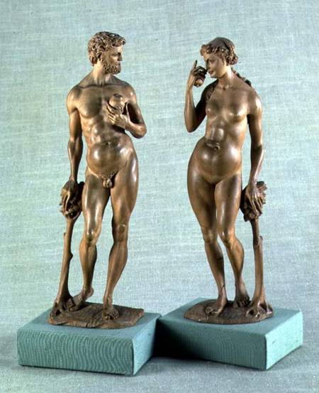 Adam and Eve, a pair of statues à Albrecht Dürer
