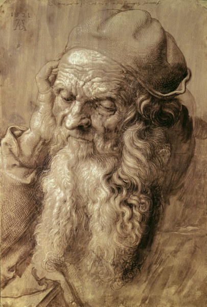 A.Dürer, 93-year-old Man /Draw./ 1521 à Albrecht Dürer