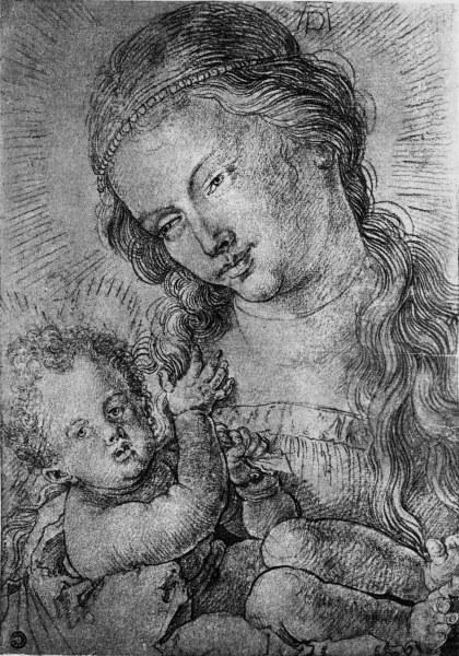 A.Dürer, Madonna and Child / c.1510/20 à Albrecht Dürer