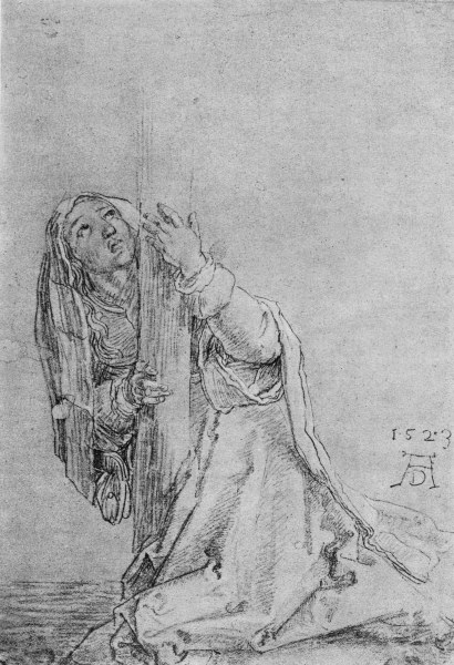 A.Dürer, Magdalene beneath the Cross à Albrecht Dürer