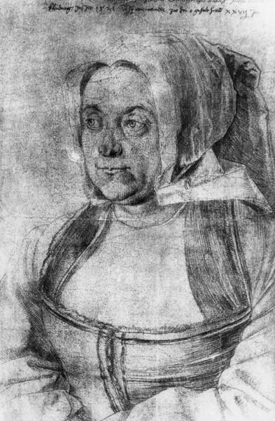 Agnes Dürer / Draw.by Dürer / 1521 à Albrecht Dürer