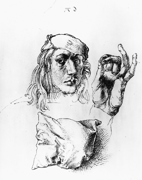 Albrecht Dürer / Self-portrait / c.1490 à Albrecht Dürer