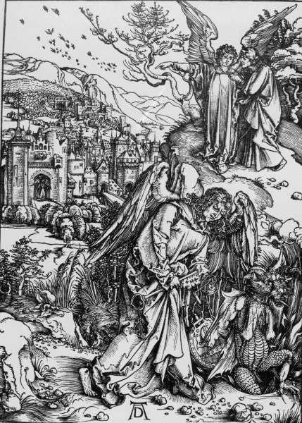 Angel with the key to the Abyss / Dürer à Albrecht Dürer