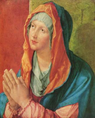 Marie priant à Albrecht Dürer