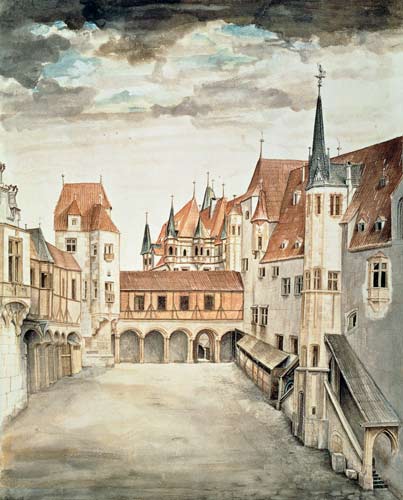 Castle Courtyard, Innsbruck à Albrecht Dürer