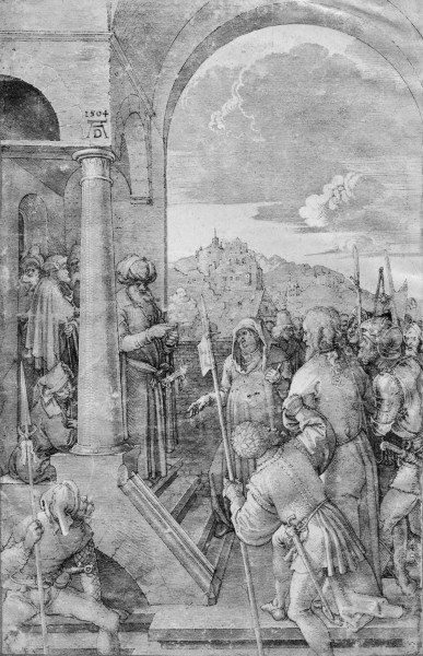 Christ before Caiaphas / Dürer / 1504 à Albrecht Dürer