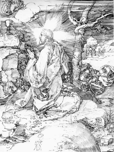 Christ on Mt. of Olives / Dürer / 1515 à Albrecht Dürer