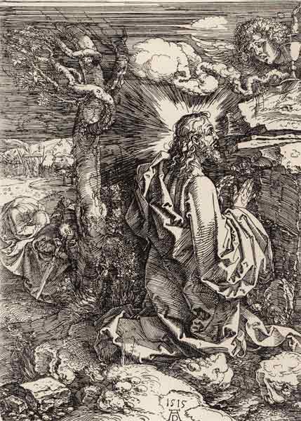 Christ on Mt. of Olives / Dürer / 1515 à Albrecht Dürer