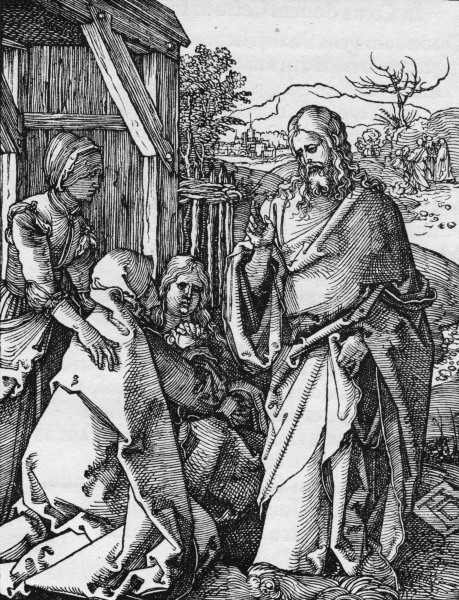 Departure of Christ / Dürer / c.1509 à Albrecht Dürer