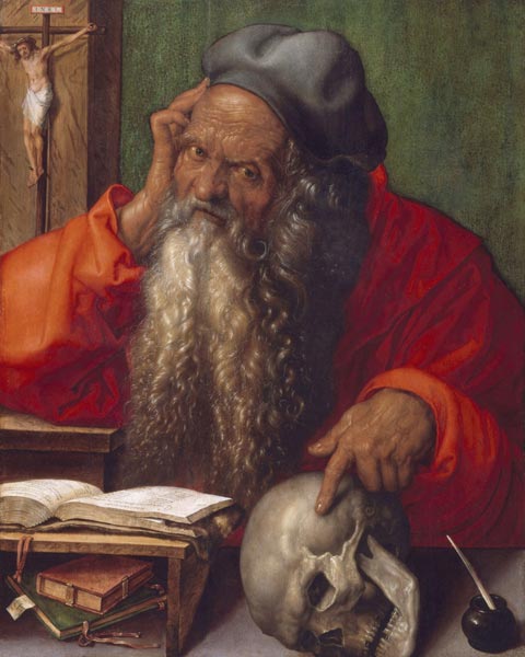 Saint Jerome in his Cell à Albrecht Dürer