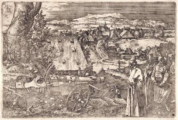 The Cannon / Dürer / 1518 à Albrecht Dürer