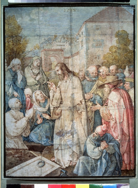The Raising of Lazarus à Albrecht Dürer