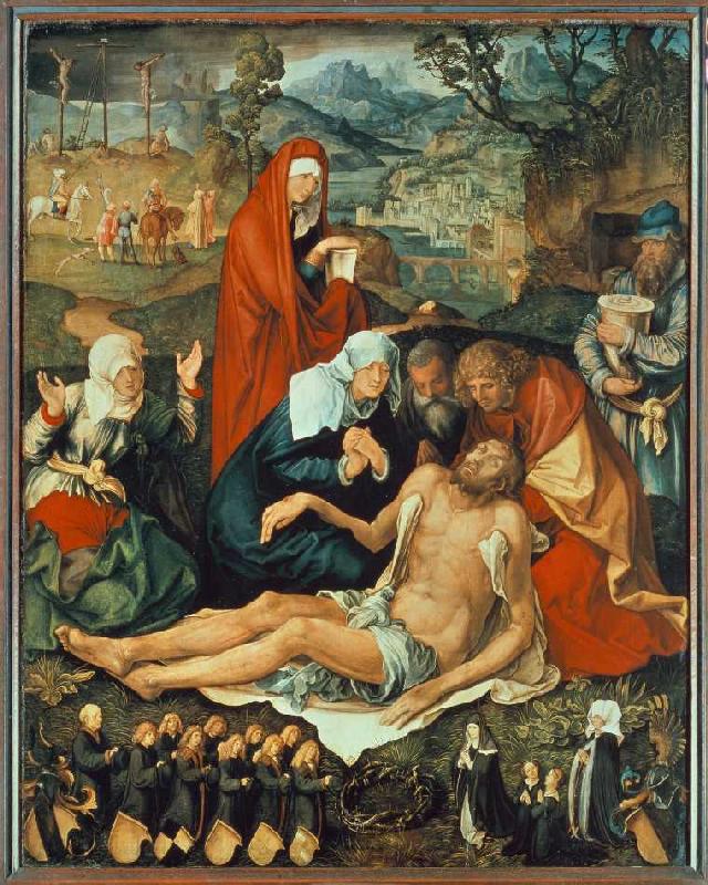 Die Beweinung Christi. à Albrecht Dürer