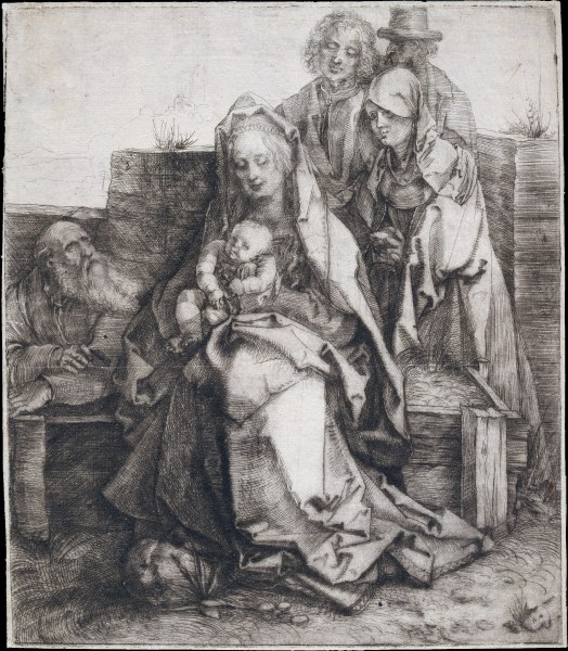 Holy Family with Saint John, The Magdalen, and Nicodemus à Albrecht Dürer