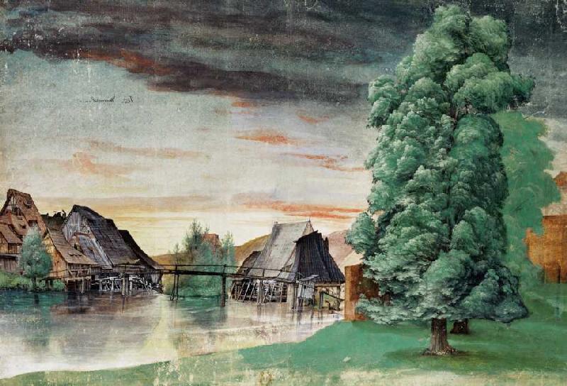 Die Weidenmühle à Albrecht Dürer